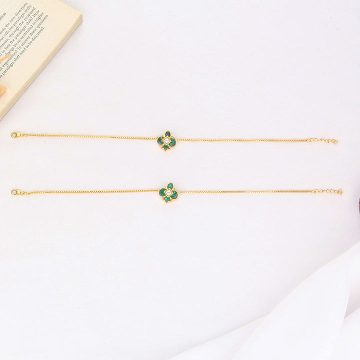 Yatika Kundan Anklet