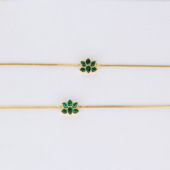 Kuralini Kundan Anklet