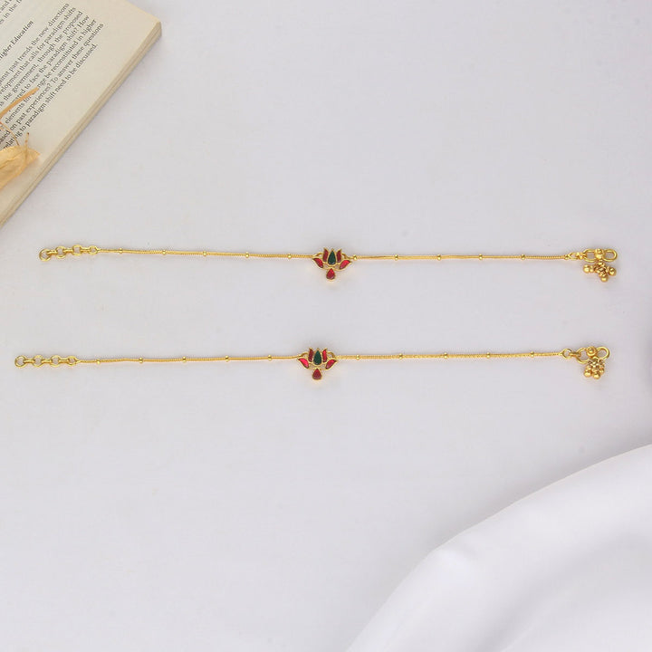 Advika Kundan Anklet