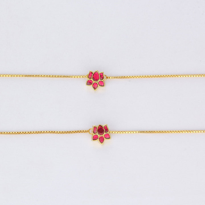 Aasha Kundan Anklet