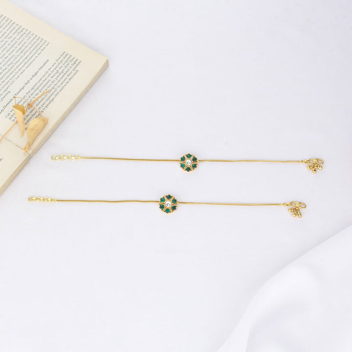 Envika Kundan Anklet