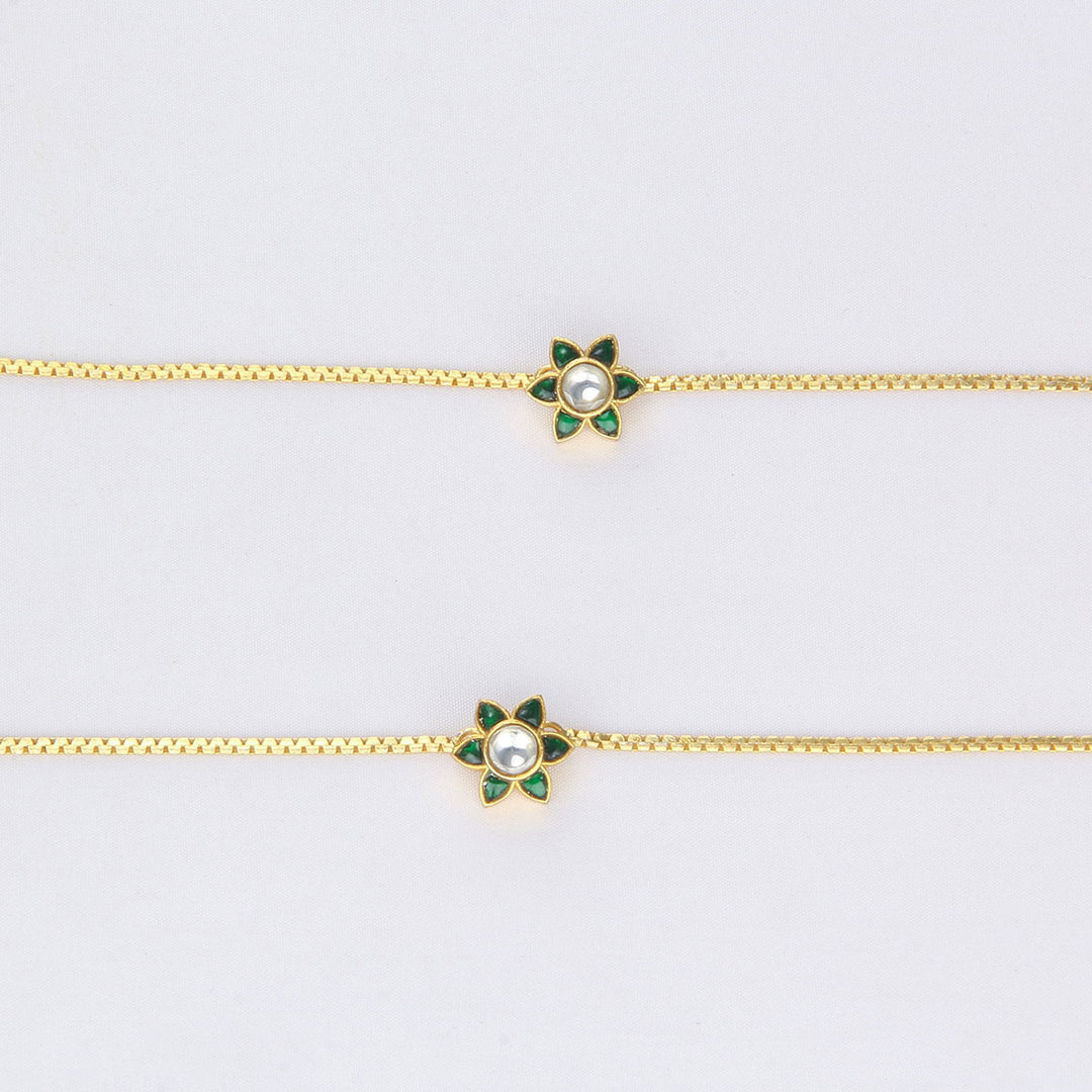 Charvika Kundan Anklet