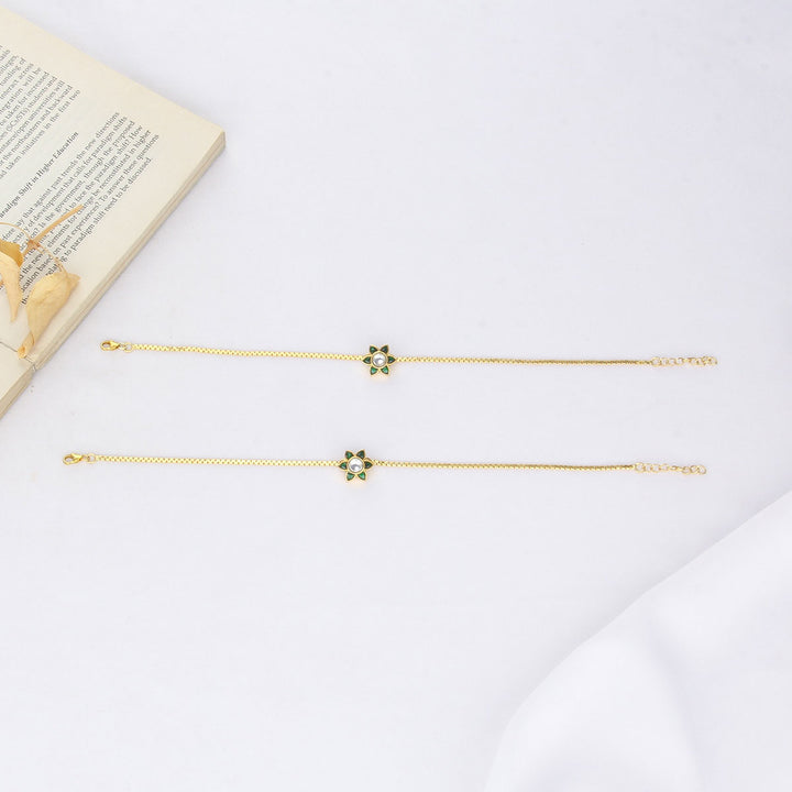 Charvika Kundan Anklet