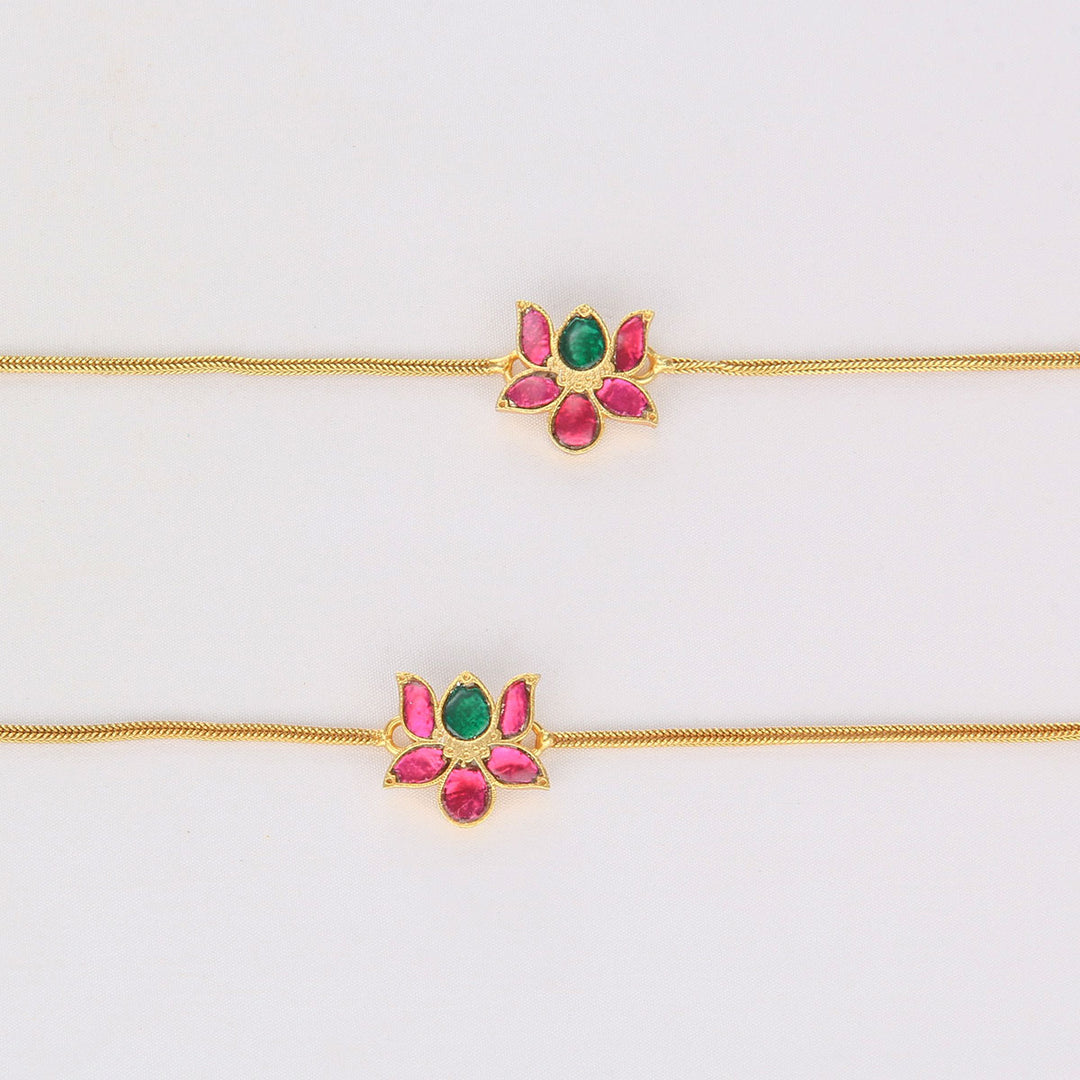 Samika Kundan Anklet