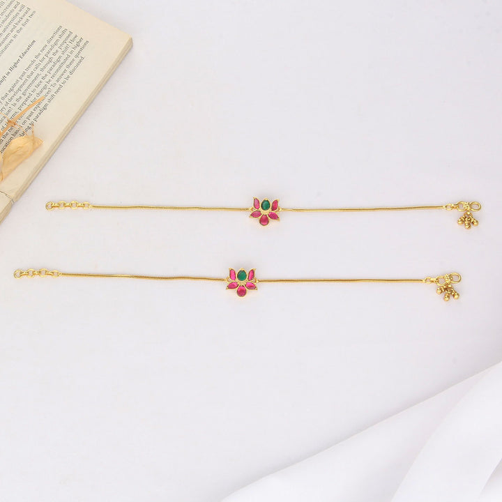 Samika Kundan Anklet