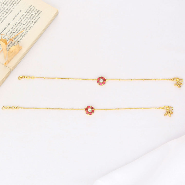 Abiya Kundan Anklet