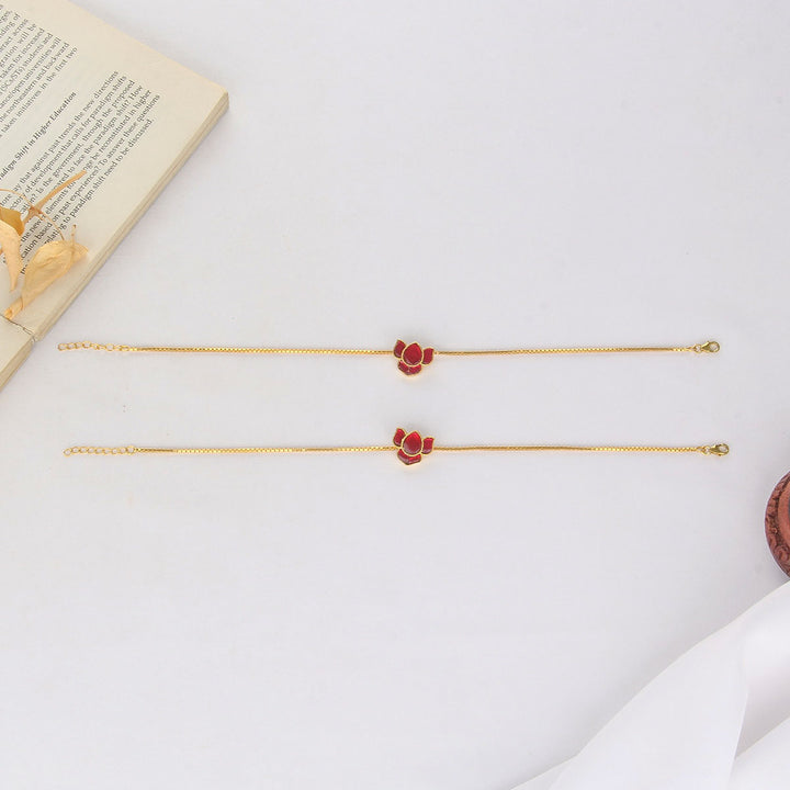 Pritha Kundan Anklet