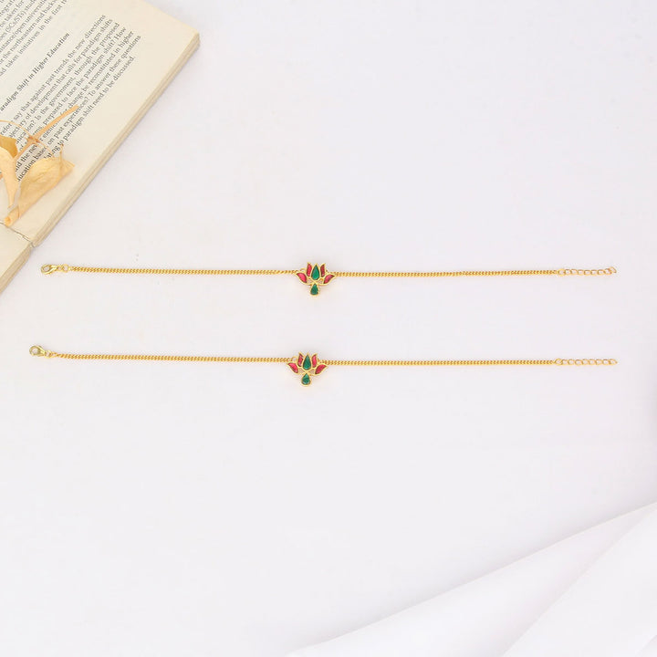 Mahira  Kundan Anklet