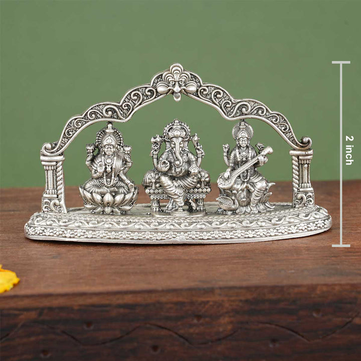 Laxmi Ganesh Saraswati 2D Idol