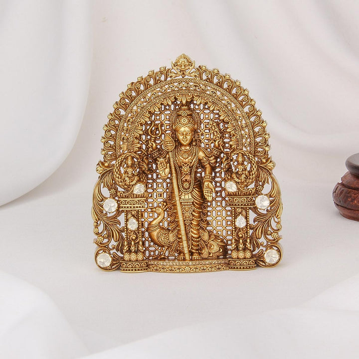 Lord Murugan Frame With Peacock 3D SPL