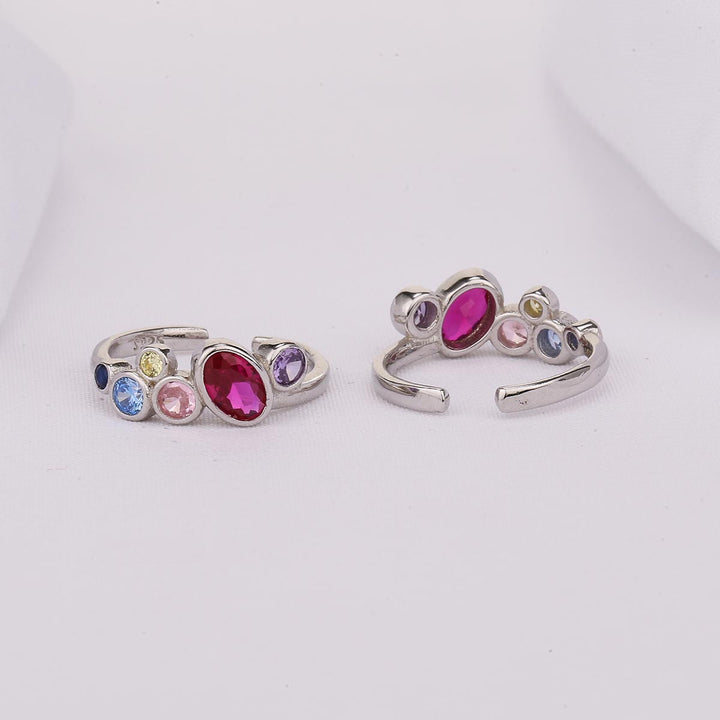Multi Charm Toe Ring