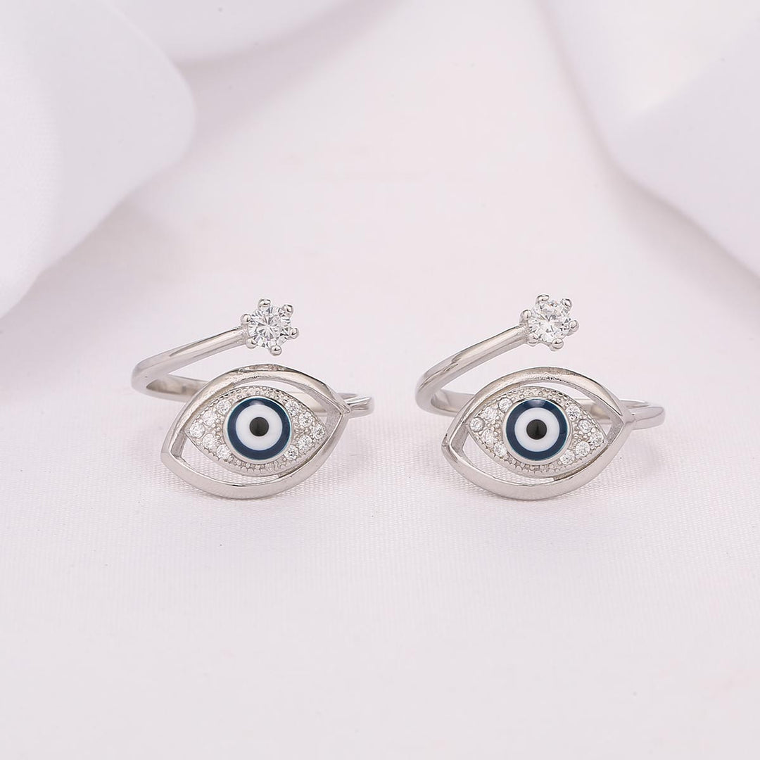 Elegance evil eye Toe Ring