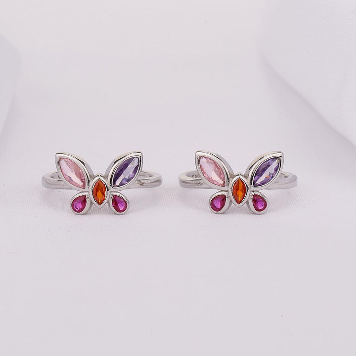 Multi Butterfly Toe Ring