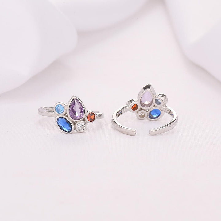 Multi Colour Toe Ring