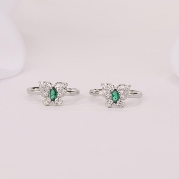 Glitz Butterfly Toe Ring