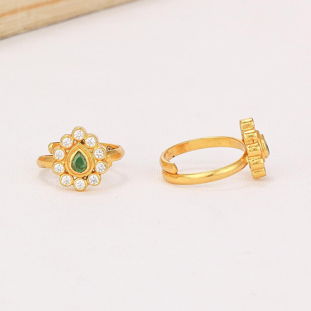 Morning Glory Toe Ring