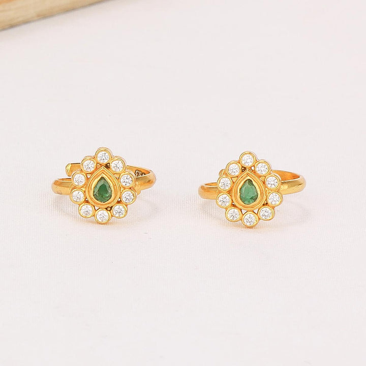 Morning Glory Toe Ring