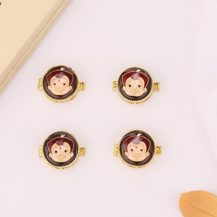 Bheem Shirt Button Clips