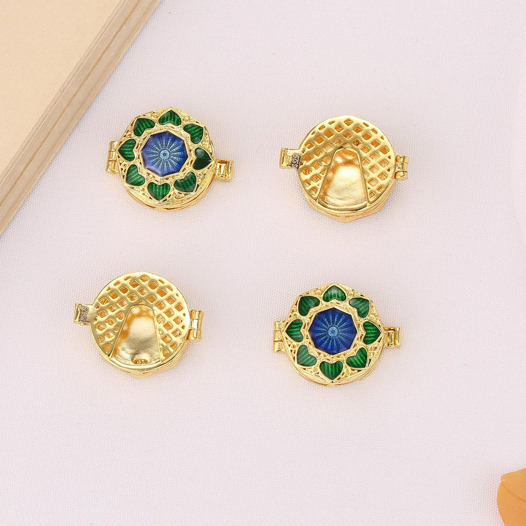 Floral Shirt Button Clips