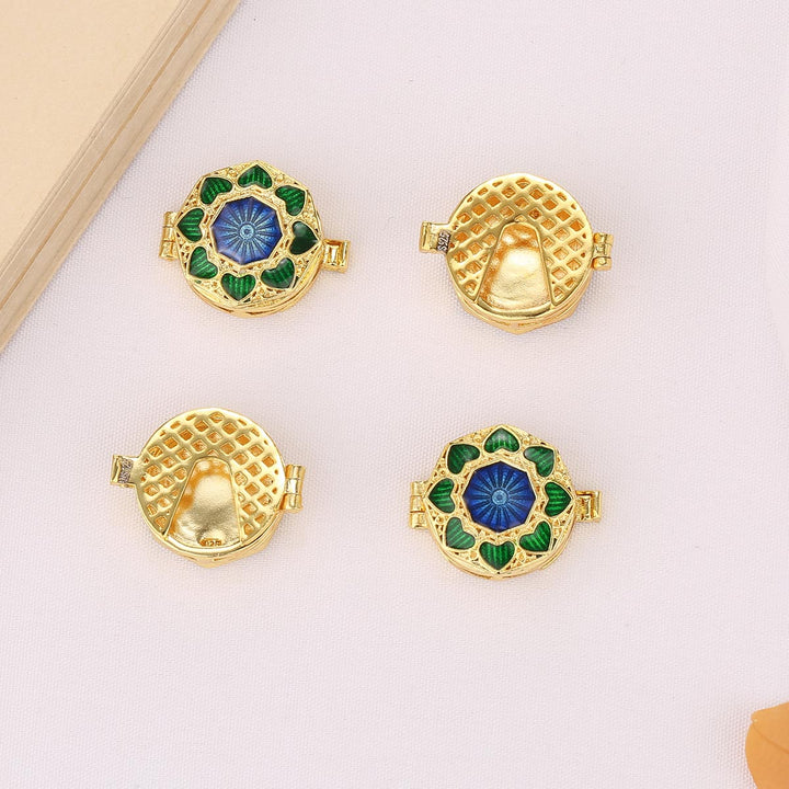 Floral Shirt Button Clips