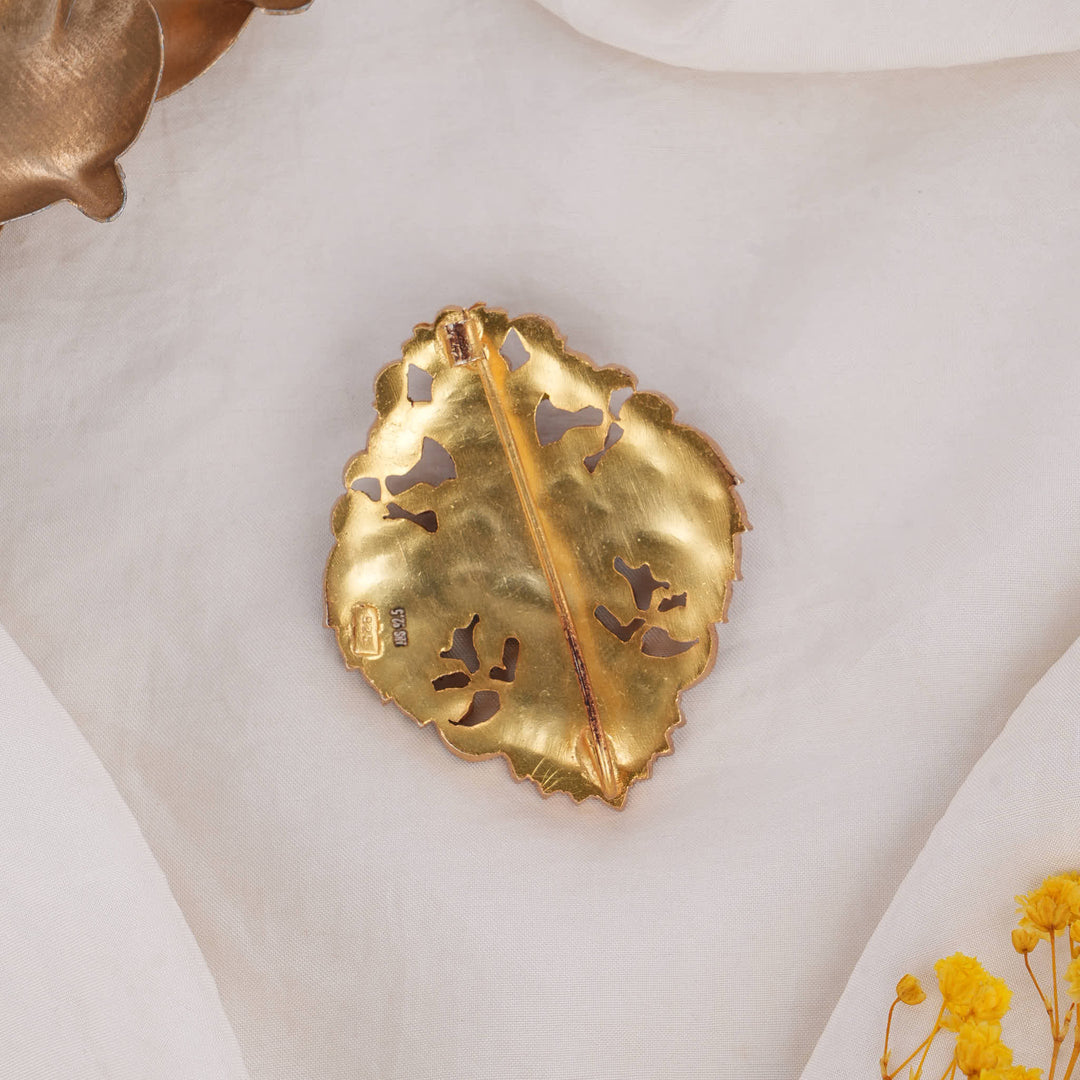 Traditional Kundan Brooch Pin