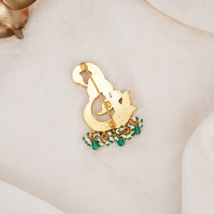 Trendy Kundan Brooch Pin