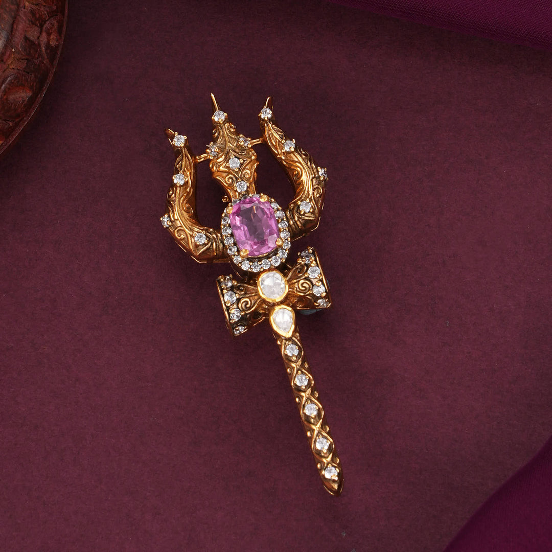 Divine Glow Men's Brooch Pin