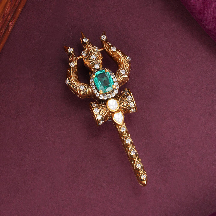 Auspicious Men's Brooch Pin
