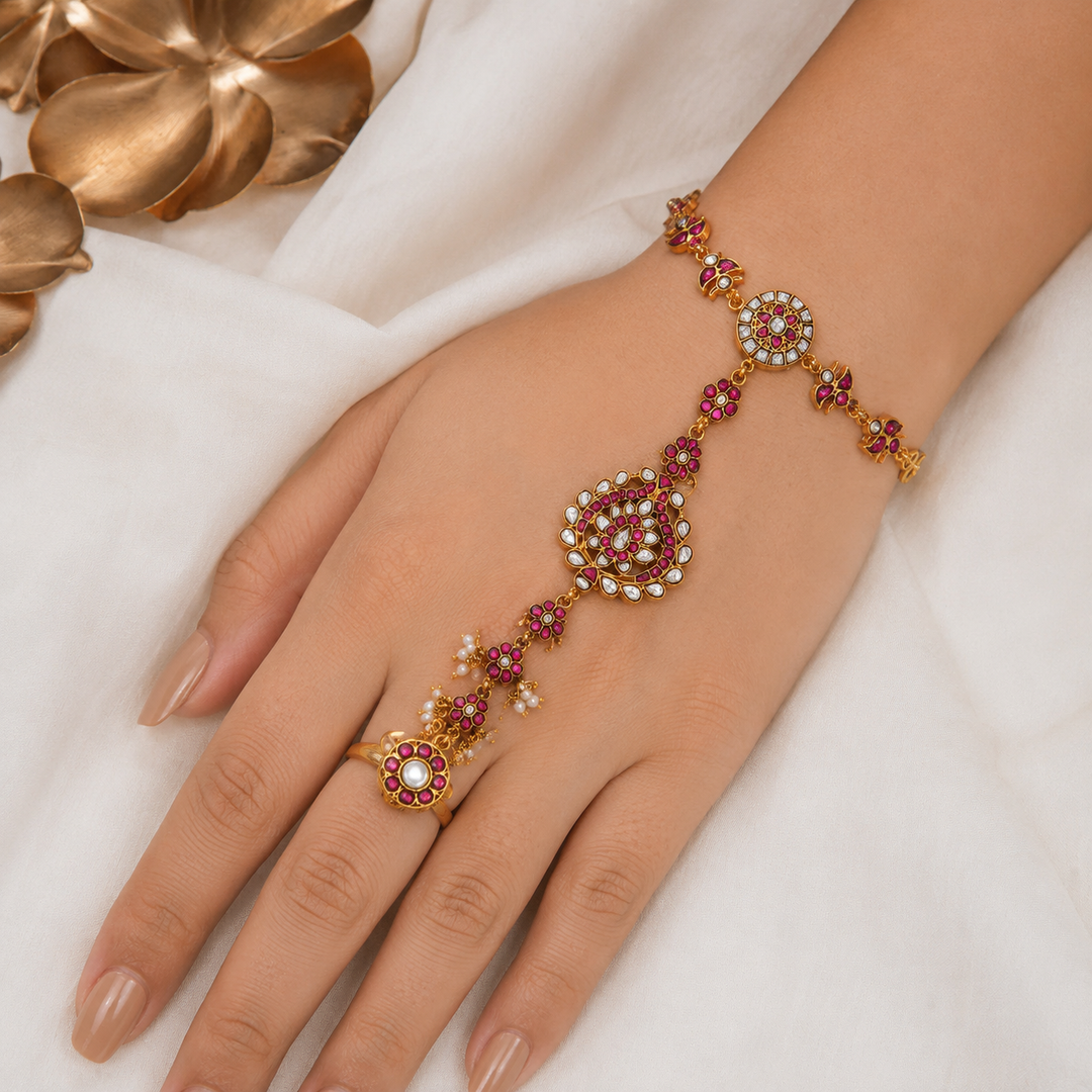 Beautiful Bracelet With Ring