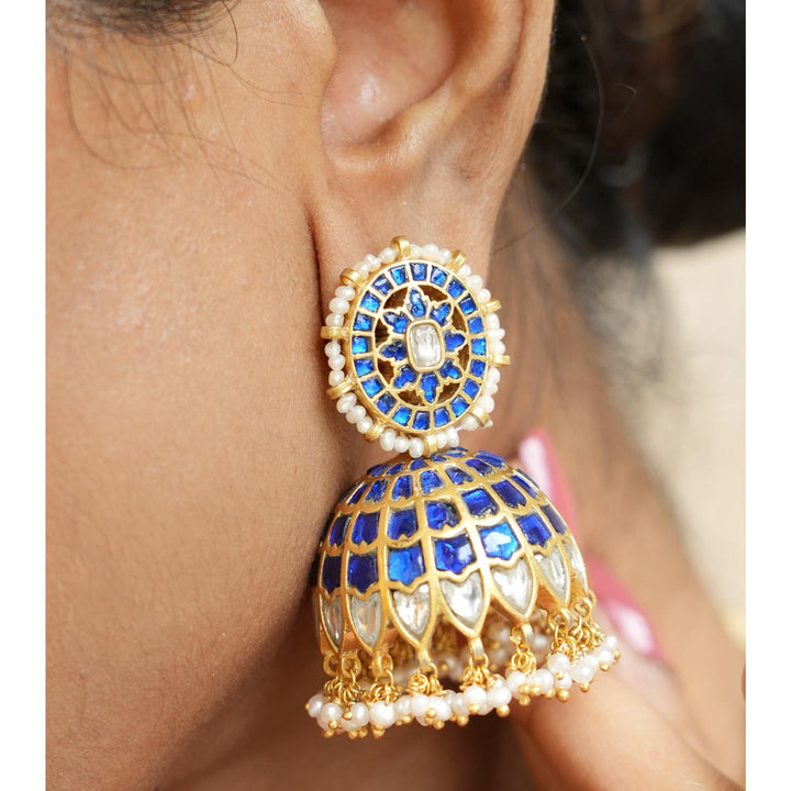 Aathesh Kundan Jhumkas