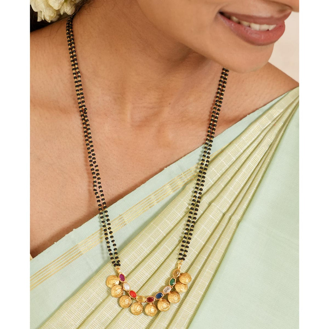 Navarathna kaasu Pendant