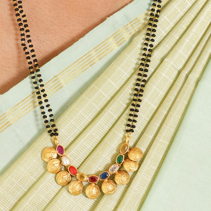 Navarathna kaasu Pendant