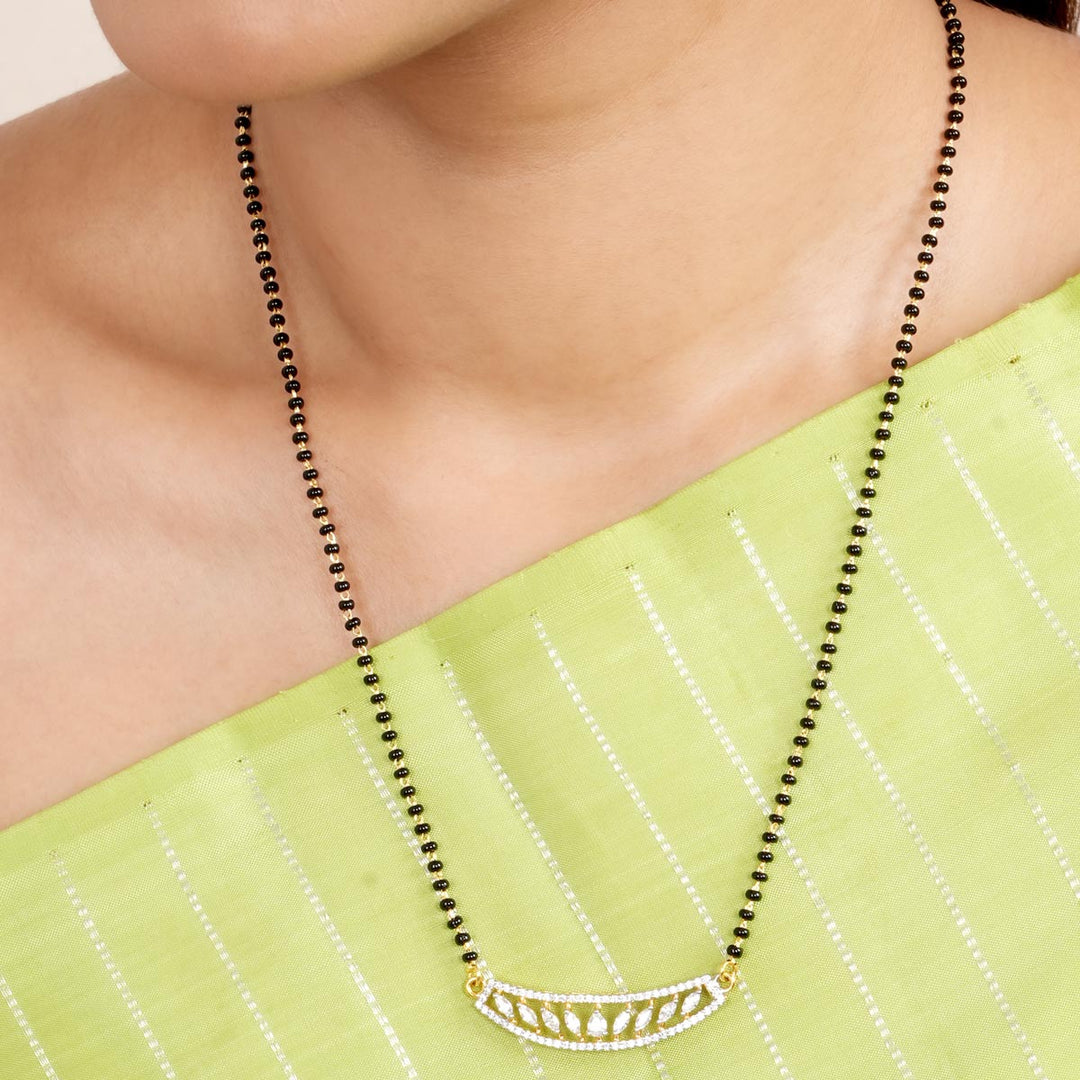 Austria Mangalsutra Chain With Earrings