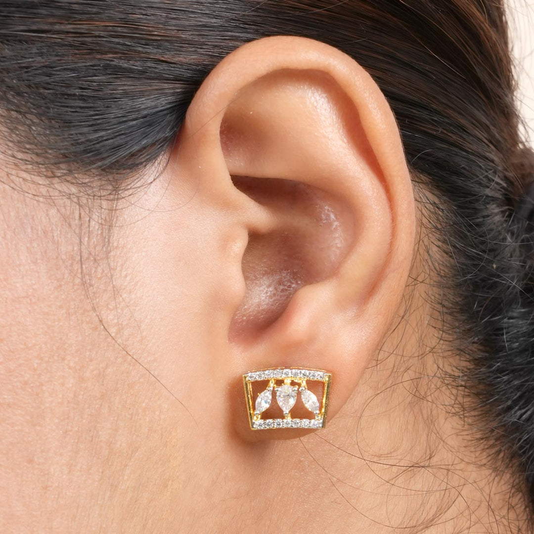 Austria Mangalsutra Chain With Earrings