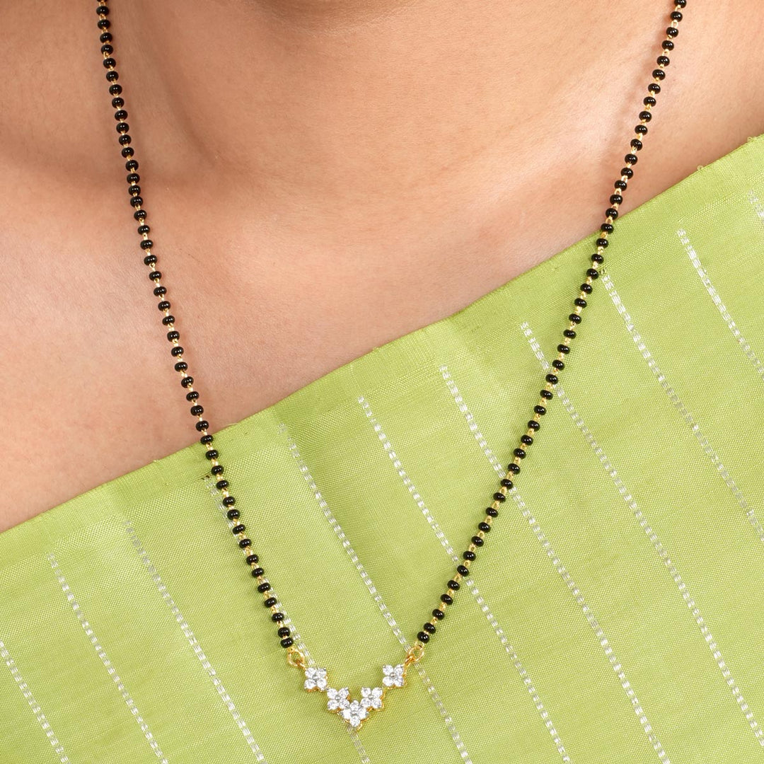 Fantacy Mangalsutra Chain With Earrings