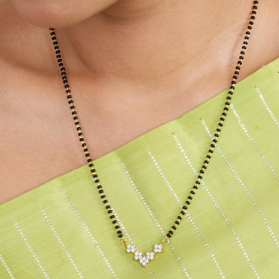 Fantacy Mangalsutra Chain With Earrings