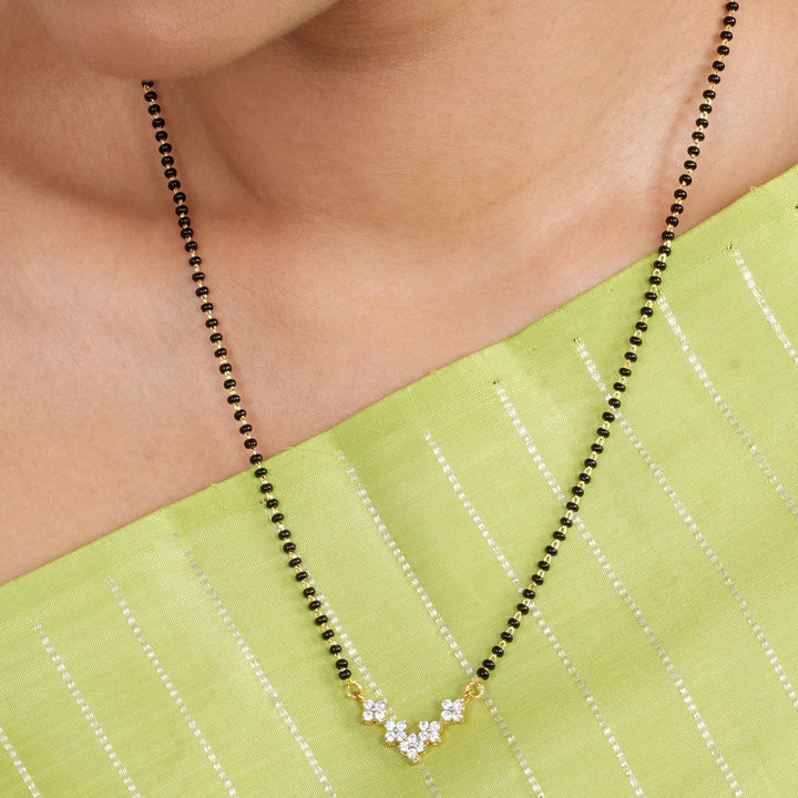 Fantacy Mangalsutra Chain With Earrings