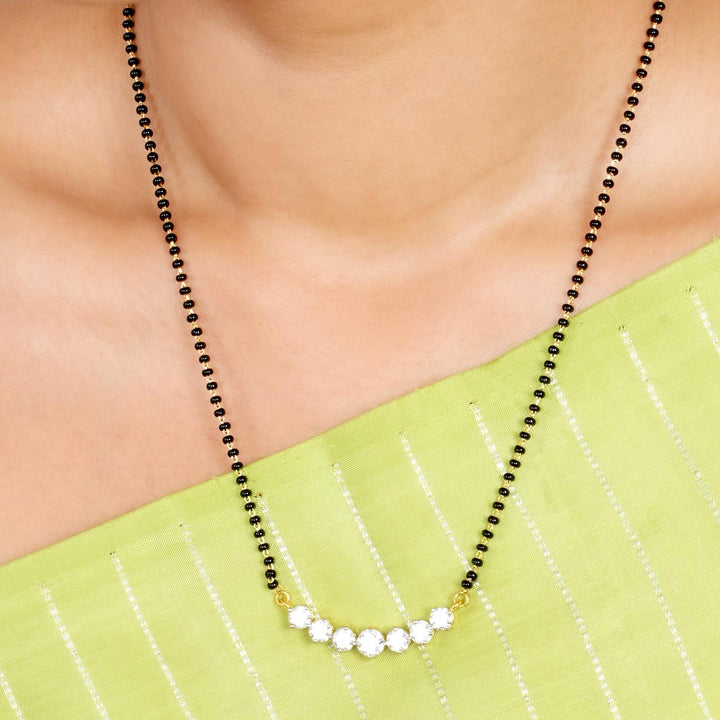 Classy Mangalsutra Chain With Earrings