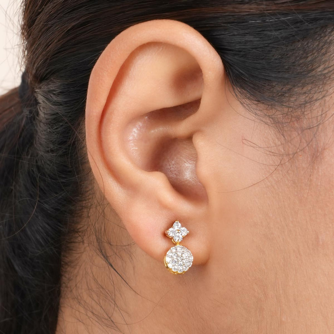 Alluring Mangalsutra Chain With Earrings