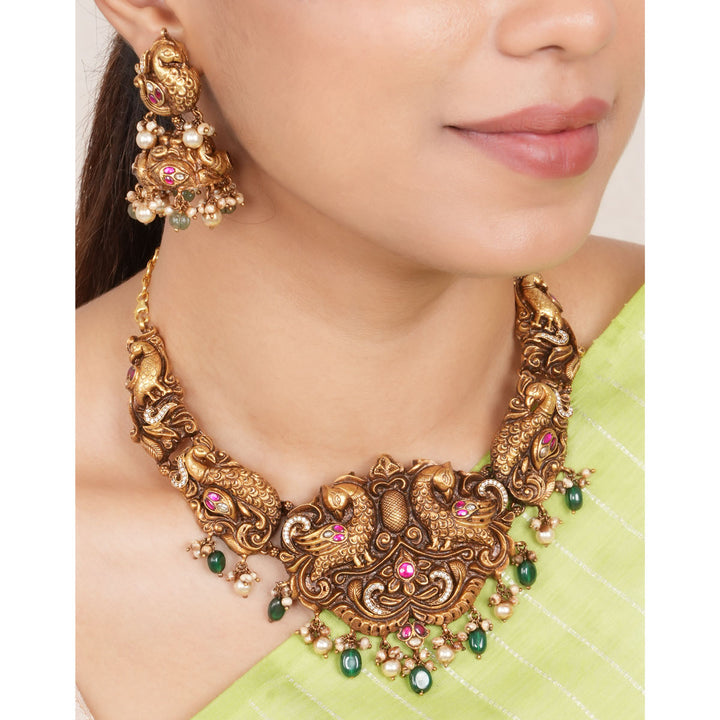 Nilanikha Kundan Short Necklace