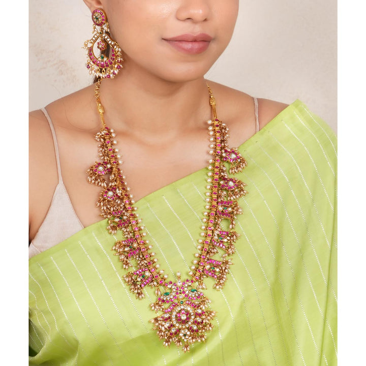 Shrinika Kundan Long Necklace