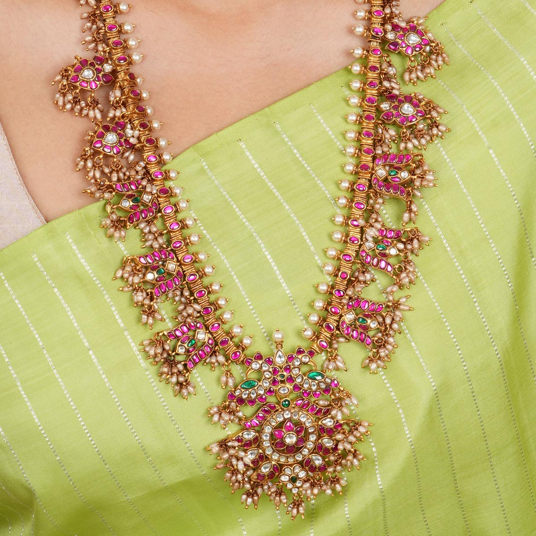 Shrinika Kundan Long Necklace
