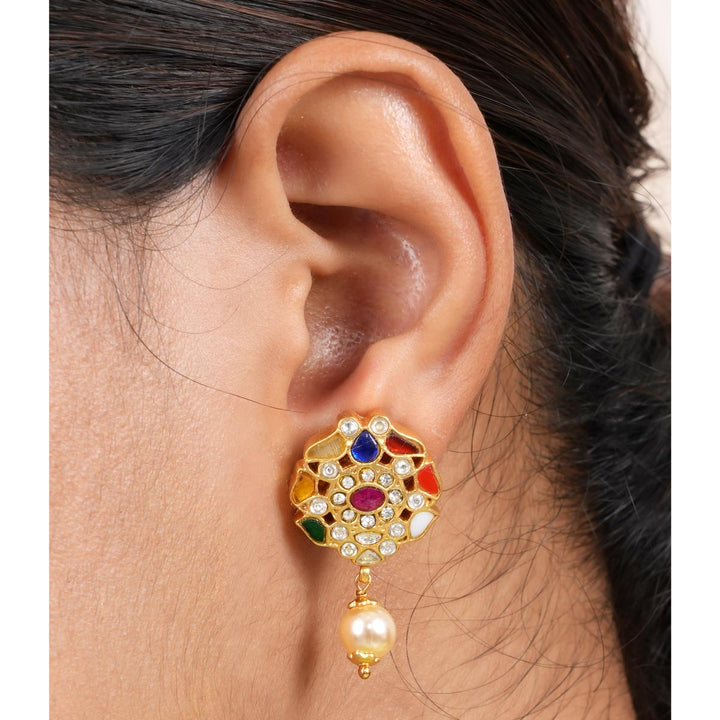 Navarathna Earrings