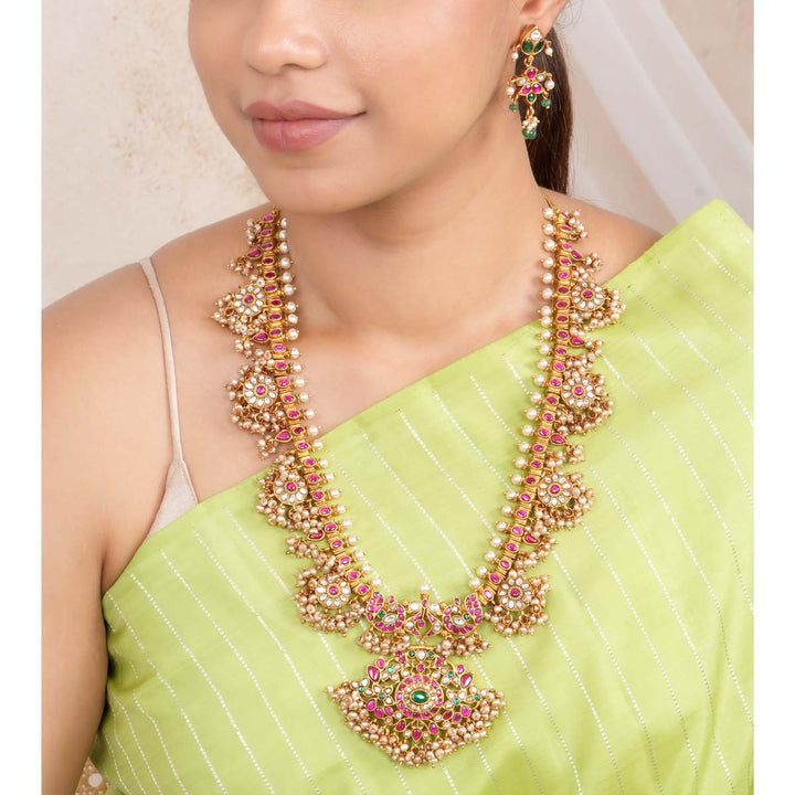 Vithunya Kundan Long Necklace