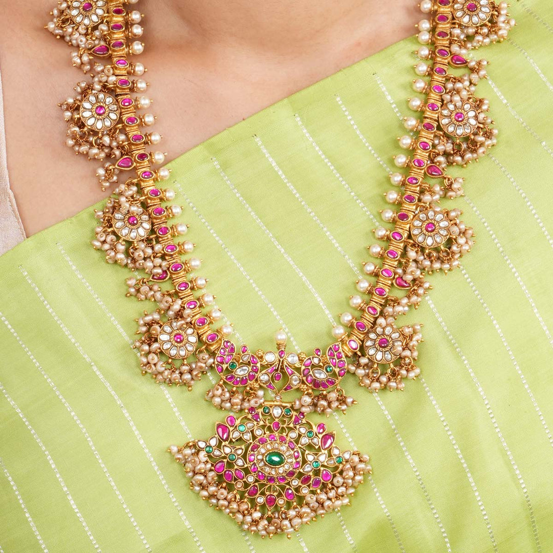 Vithunya Kundan Long Necklace