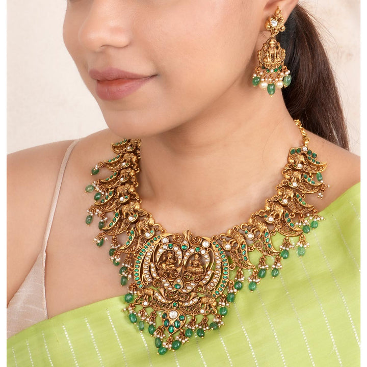 Lakshmi Vinayaga Short Necklace