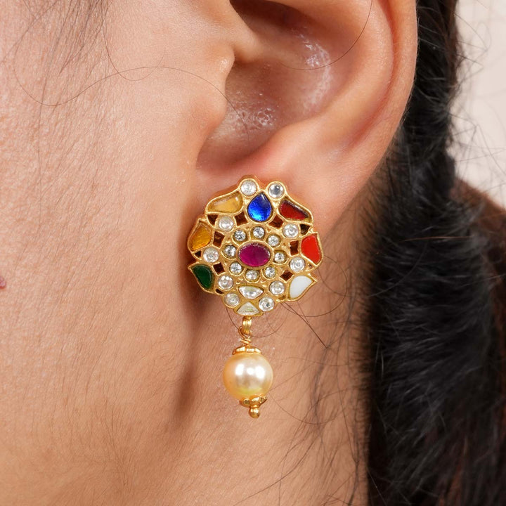 Navarathna Earrings