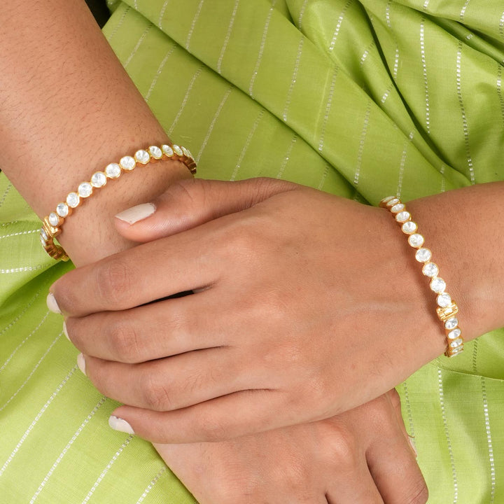 Vaishnavi Moissanite Pair Bangles