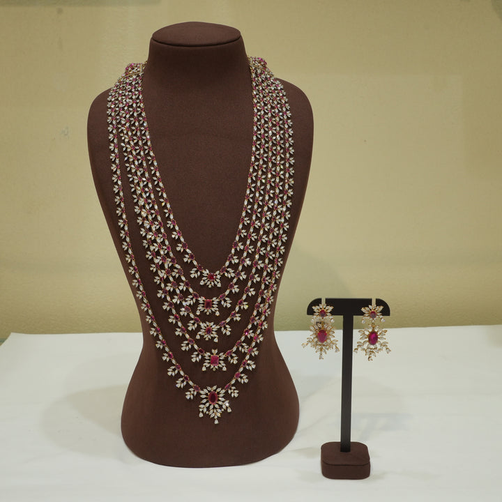 Stunning Charm Victorian Long Necklace Set