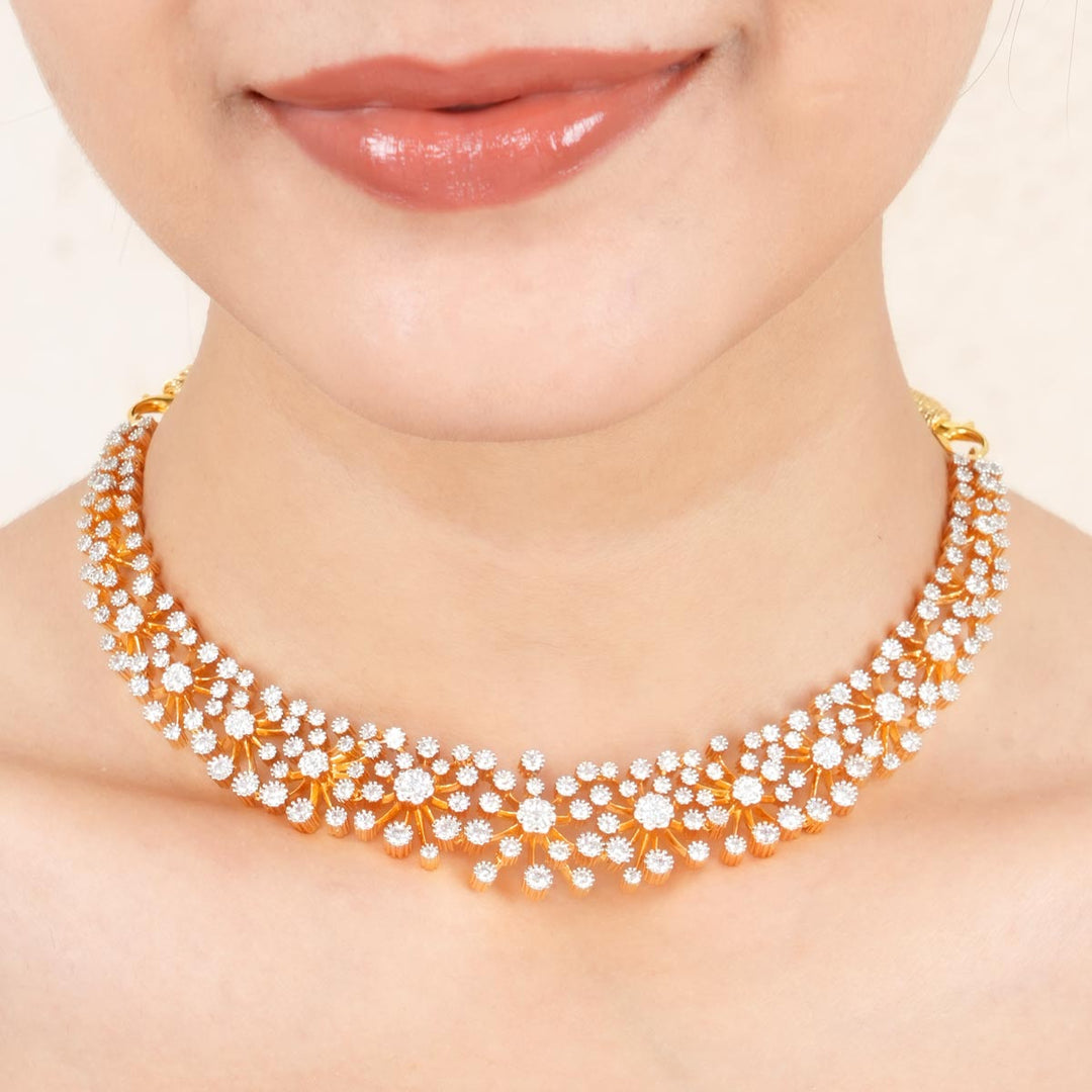 Iconic Avikam Necklace Set - AMS-102-4875